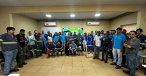 ação da rubi s.a. sobre o dia mundial da Água com os colaboradores foto rubi s.a.